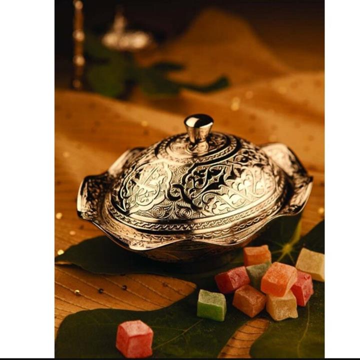 سرویس چایخوری ترکیه سینی سیلور خرما خوری سیلور شکر خوری سیلور